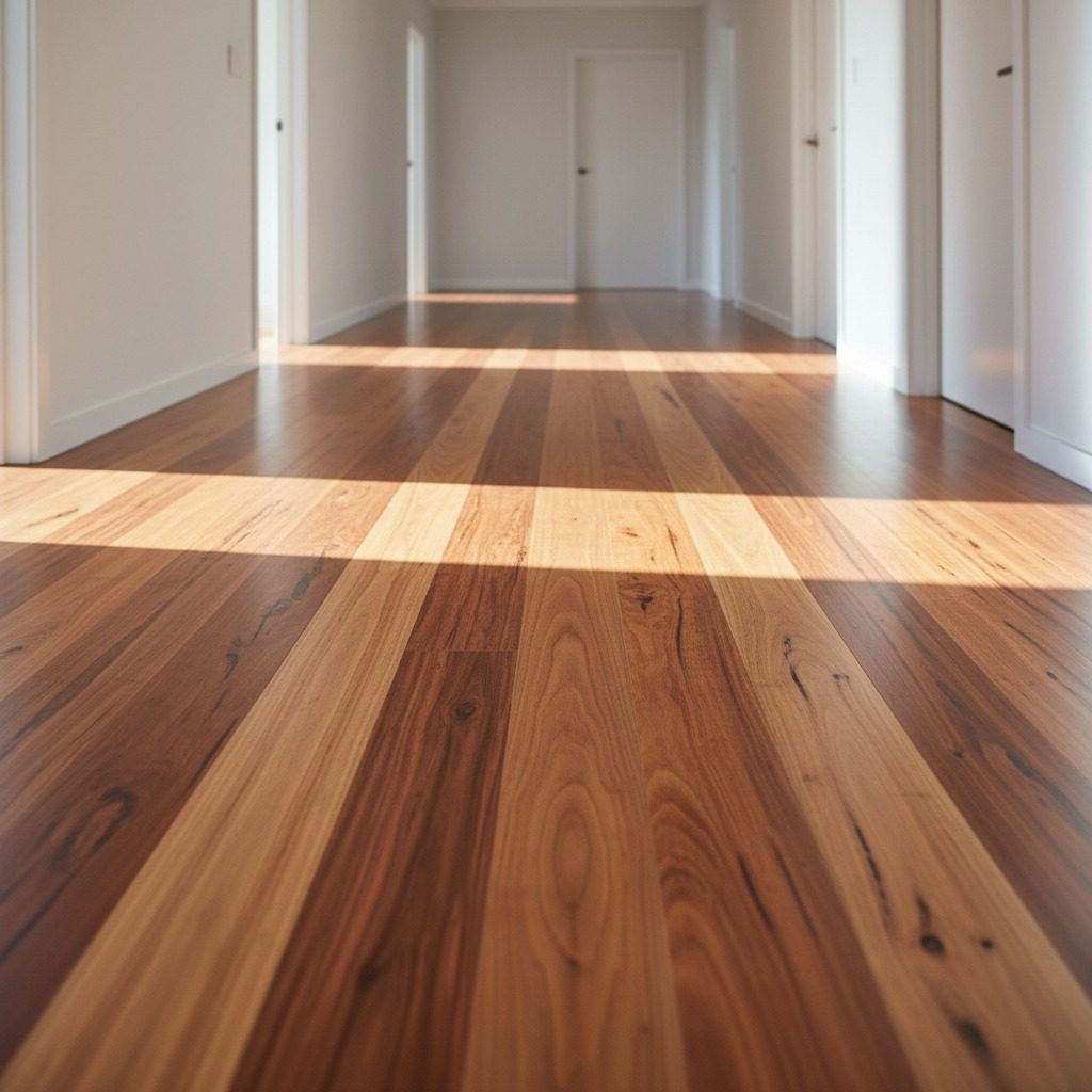 Country lane flooring — timber floor sanding work in Macquarie Hills, NSW